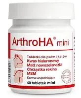 Таблетки Dolfos Arthro НА Mini хондропротектор для лікування хвороб суглобів котів та собак, 40 табл.