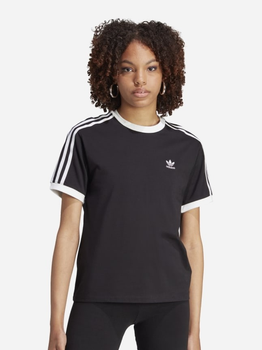 T-shirt bawełniany damski adidas IK4049 S Czarny (4066763360115)