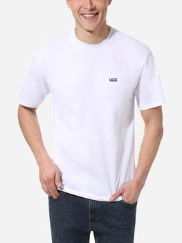 T-shirt męski długi bawełniany Vans Left Chest Logo Tee XL Biały (192825010422)