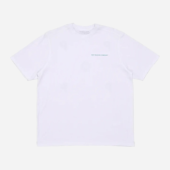 T-shirt bawełniany męski Pop Trading Company Logo POPSS24-02-007 XL Biały (8720261869223)