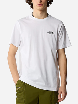 T-shirt długi męski The North Face Simple Dome NF0A87NGFN4 M Biały (196575401127)