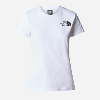 T-shirt bawełniany damski The North Face NF0A8951FN4 S Biały (197063501633)