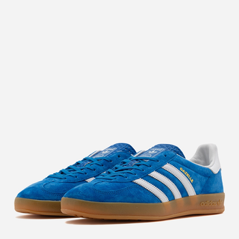 Sneakersy męskie do kostki adidas Originals Gazelle Indoor H06260 41.5 Niebieskie (4066746182192)