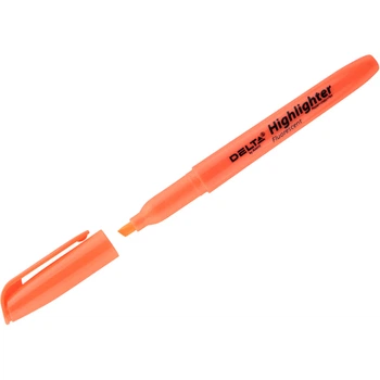Маркер Axent Delta Highlighter 2-4 мм оранжевый (d2503-12)