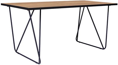 Стіл Nowy Styl Rocky ordf Black (25) 1600*770 ДУБ ЗОЛОТИЙ/ЧОРНИЙ