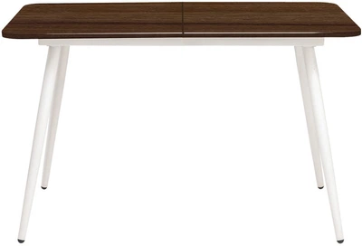 Обеденный стол Nowy Styl CASEY ordf WHITE (18) 1200/1600х800 ОРЕХ ТИЕПОЛО