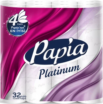 Туалетний папір Papia 4 шари 32 рулони (8690536026364)