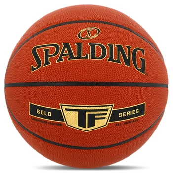 Мяч баскетбольный Composite Leather №7 SPALDING 76857Z TF GOLD (бутил, оранжевый)