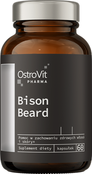 Suplement diety OstroVit Pharma Bison Beard 60 kapsułek (5903246227529)