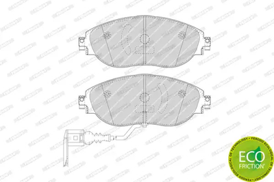 Комплект гальмівних колодок, дискове гальмо SEAT LEON, SKODA KODIAQ, FERODO (FDB4425)