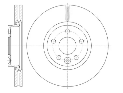 Диск тормозной LAND ROVER, FORD MONDEO, REMSA (6101910)