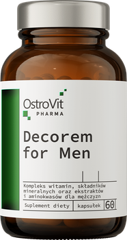 Харчова добавка OstroVit Pharma Decorem For Men 60 капсул (5903246225099)