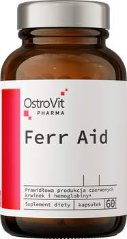 Suplement diety OstroVit Pharma Ferr Aid 60 kapsułek (5903246228137)