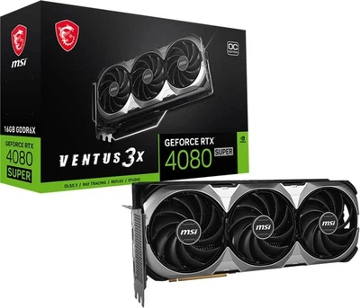 Видеокарта MSI GeForce RTX 4080 Super 16GB GDDR6X Ventus 3X (GeForce RTX 4080 SUPER 16G VENTUS 3X OC)