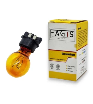 Автомобильная лампа с цоколем PWY24W FAGIS 12V 24W Жёлтая (00752)