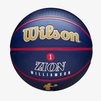 М'яч баскетбольний Wilson NBA Icon Zion Williamson Outdoor розмір 7 гумовий (WZ4008601XB)