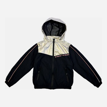 Підліткова куртка для дівчинки Cool Club COG2421231 158 см Чорний/Золотистий (5903977226549)