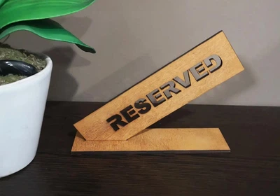 Настільна табличка RESERVED