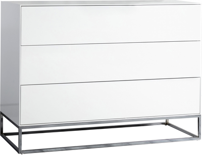 Комод Frisco Шайн 1100х450х820 мм Белый глянец (29823-312)