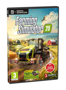 Gra PC Farming Simulator 25 (DVD + klucz elektroniczny) (4064635101002)