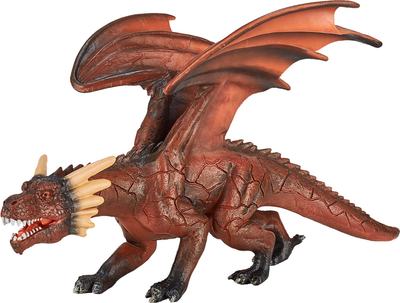 Figurka Mojo Deluxe I Fire Dragon with Moving Jaw 14 cm (5031923872530)