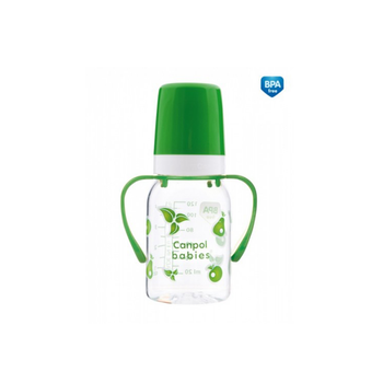 Пляшка 120 мл (BPA FREE) з ручкою Canpol babies 11/821 5903407118215_1