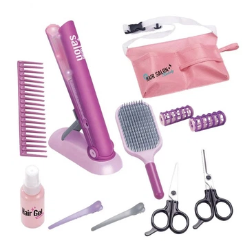 Детский набор парикмахера со стайлером фартуком и аксессуарами Beauty Salon