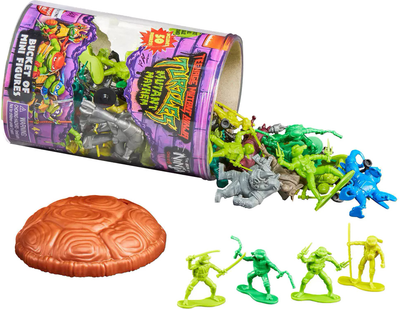 Zestaw figurek Playmates Teenage Mutant Ninja Turtles in Bucket 50 szt (0043377835387)