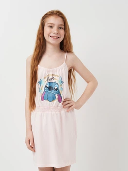 Подростковый летний сарафан для девочки Disney Lilo Et St EX1283 146-152 см Светло-розовый (3609087081055)