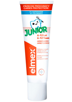 Зубная паста Elmex Junior для детей от 6 до 12 лет, 75мл