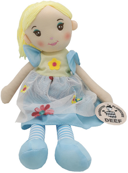 Текстильна лялька Deef у смугастих колготках 45 см (5901500238625)