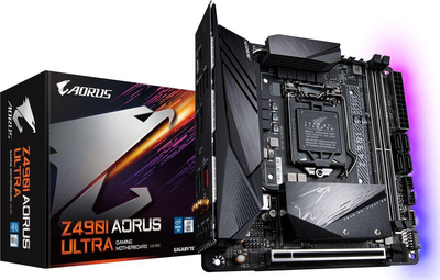 Материнська плата Gigabyte Z490I Aorus ULTRA