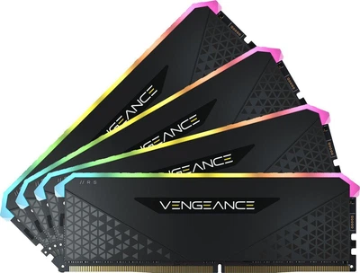 Пам'ять для настільних комп'ютерів Corsair 128 GB (4x32GB) DDR4 3600 MHz Vengeance RGB RT (CMN128GX4M4Z3600C18)