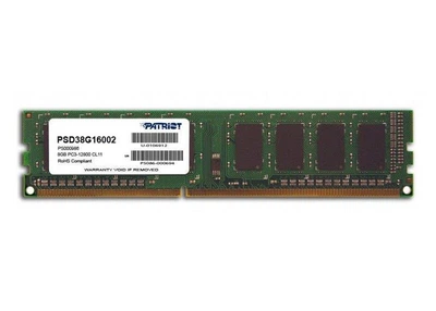 Пам'ять для настільних комп'ютерів Patriot 8 GB DDR3 1600 MHz (PSD38G16002)