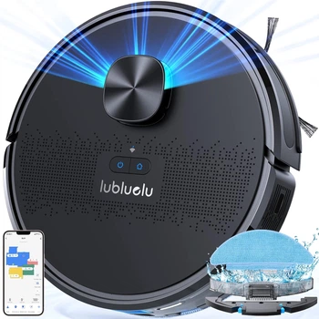Робот-пилосос з вологим прибиранням Lubluelu SL61 Black