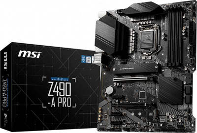 Материнська плата MSI Z490-A PRO