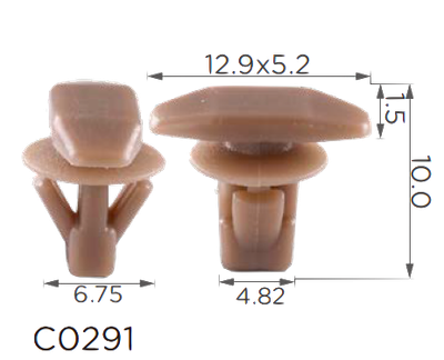 Резинка уплотнителя Mitsubishi, Kia, Hyundai, Chrysler (MU481027, 15115)