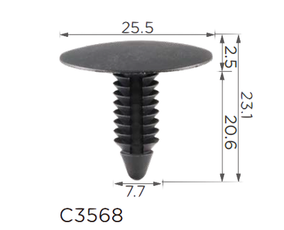 Крепление обшивки Chrysler, Dodge, Jeep, Ram (6506293AA)