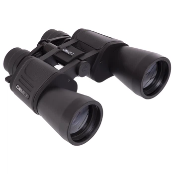 Бинокль 10-70х70 Porro 155х185х60 с чехлом металл полиуретан COMET Zoom черный TY-0015