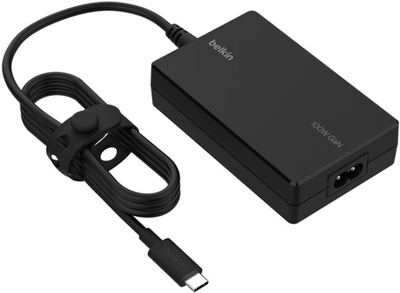 Блок живлення Belkin для ноутбука USB-C Core GaN Power Adapter 100W (INC016VFBK)