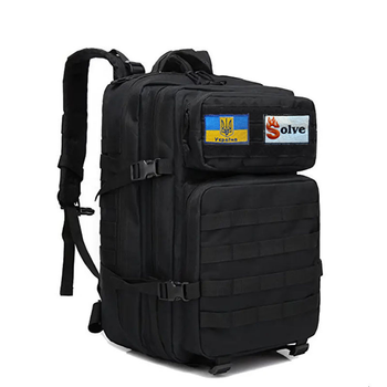 Тактический походный рюкзак Solve на 45 л KT6003002 Черный