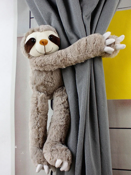 Мягкая плюшевая игрушка Ленивец на липучках 38см, Velice