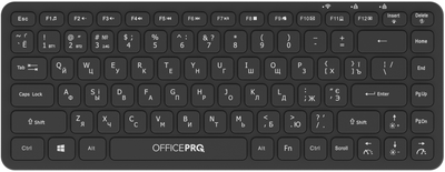 Клавіатура бездротова OfficePro SK790B Чорна (SK790BK) 276032