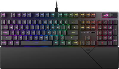 Клавиатура Asus ROG Strix Scope II ,красные переключатели, УКР Черная (90MP0350-BKMA00BK) 277829