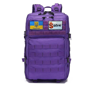 Тактичний похідний рюкзак на 45 л KT6003012 Фіолетовий