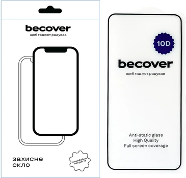 Захисне скло BeCover 10D для Poco X6 Pro Black (BC_711342)