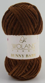 Велюр Wolans коричневий