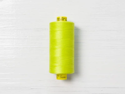 Нитки Gutermann #120 арт. 3499, Желтый, №120, полиэстер 100%