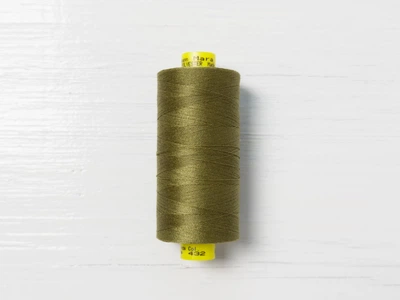 Нитки Gutermann #120 арт. 432, Зеленый, №120, полиэстер 100%