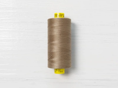 Нитки Gutermann #120 арт. 160, Коричневий, №120, поліестер 100%